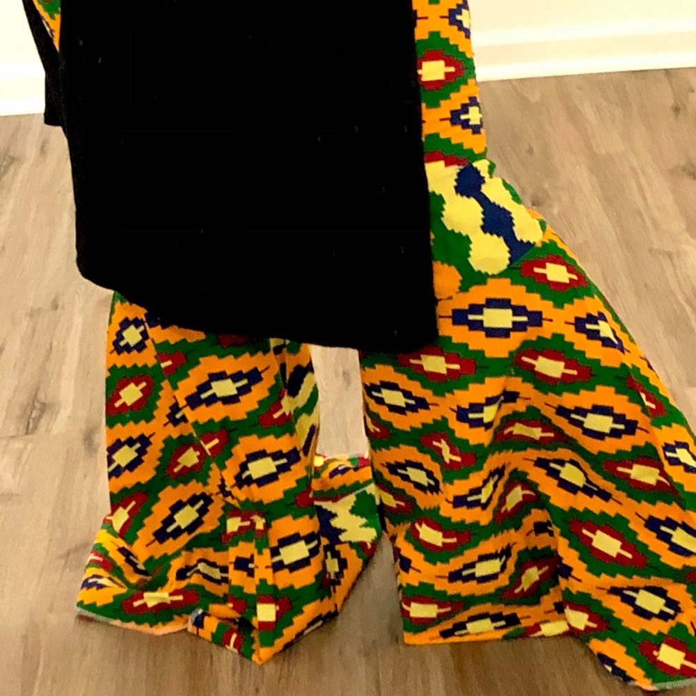 African bell bottom pants